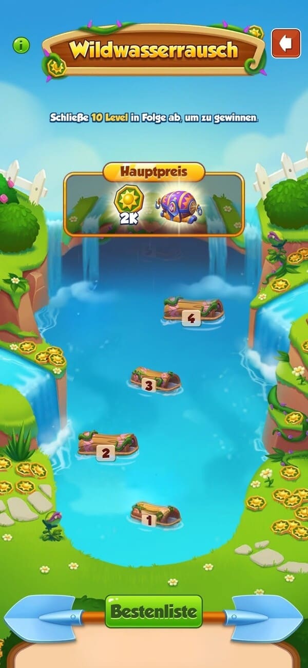 Coin Master Wildwasserrausch Event Belohnungen Vorschau auf das Wildwasserrausch Event in Coin Master mit Spins und Juwelen Belohnungen