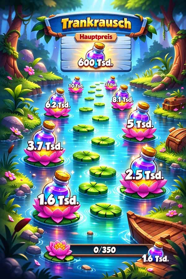 Preview of the Potion Rush event with the magic ladder