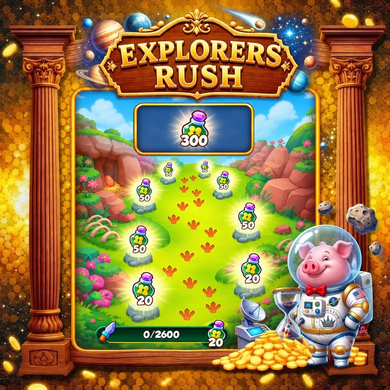 Coin Master Explorers Rush Event