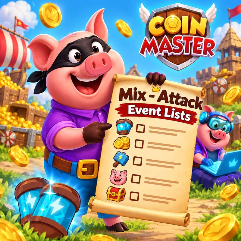 Coin Master Mix Attack Event Listen